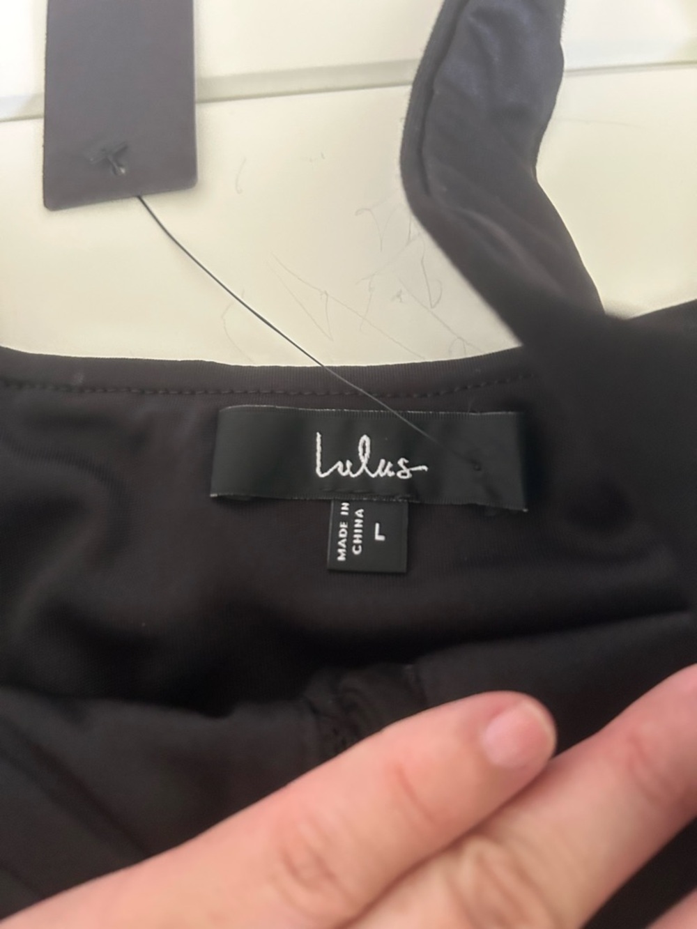 Lulu's Black Strappy Top - Picture 3 of 3